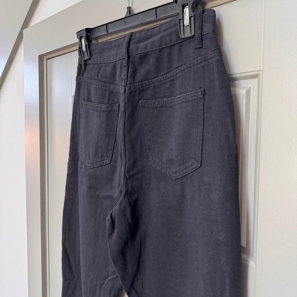 NWT NASTY GAL | Black Distressed High Rise Jeans Get Your Shread In the Game - Picture 5 of 12